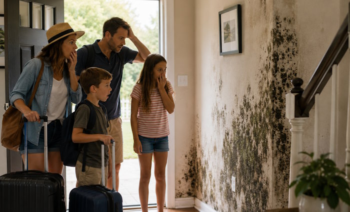 mold, black mold, mold in house, mold during vacation, vacation, summer vacation, summer mold, mold in house, mold in home, Disaster Blaster of Scranton & Wilkes-Barre